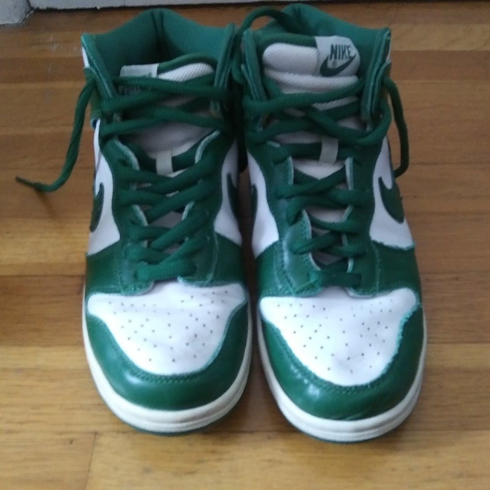 Nike Dunk High Celtics Green White
